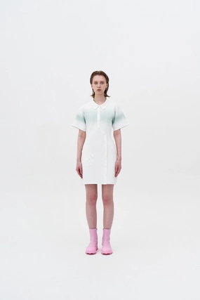 PHOEBE "SPRAY PAINTED" POLO DRESS Subtle Motion