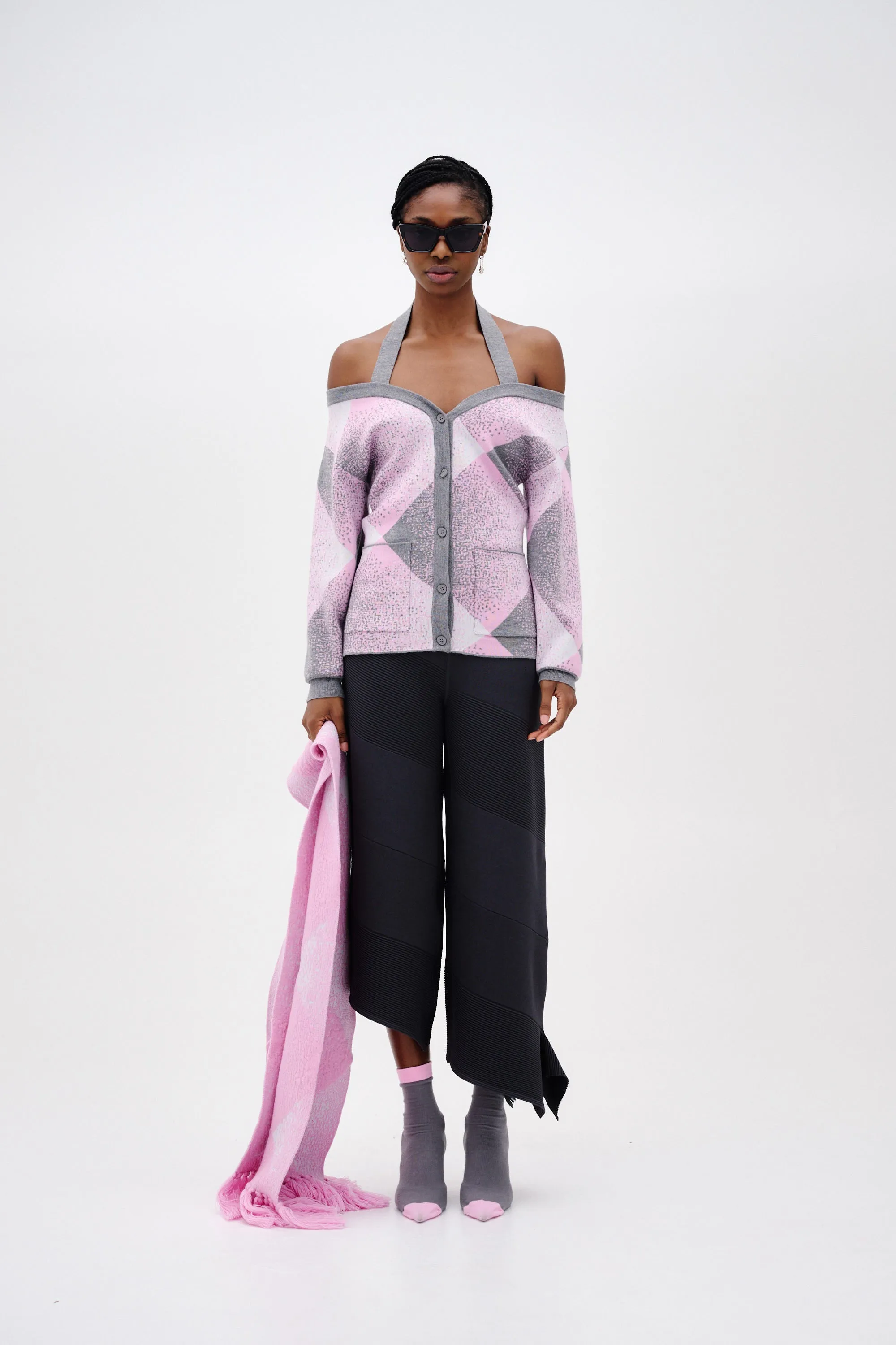 NIRO DROP SHOULDER MERINO WOOL CARDIGAN Hypoallergenic Textile