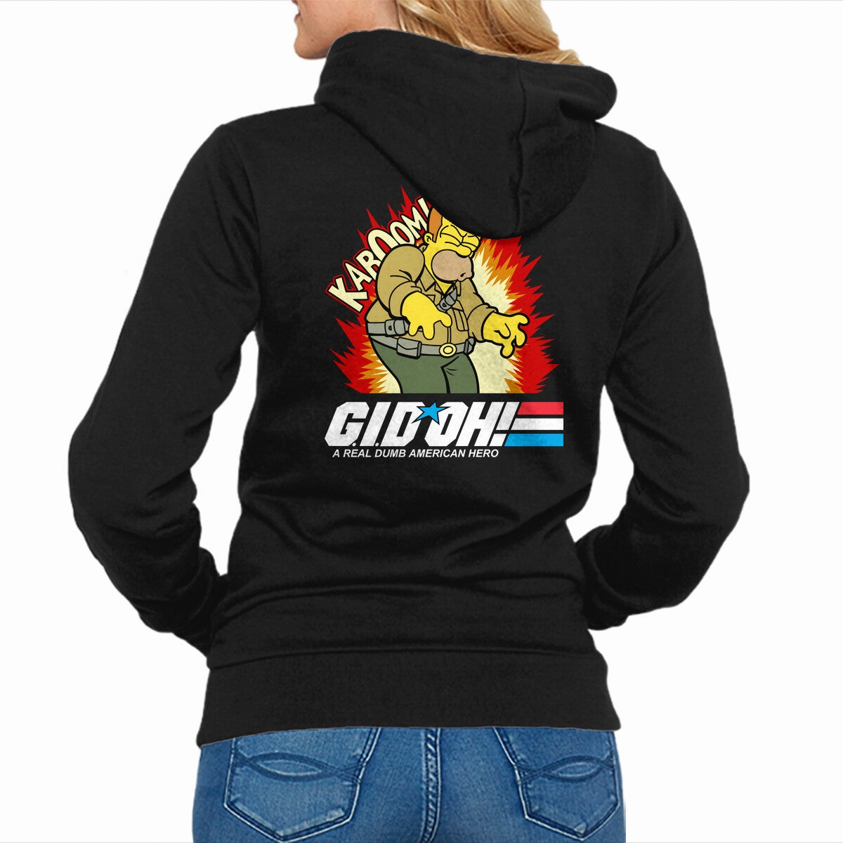 A Real Dumb American Hero Odor Resistant Comfy Hoodie