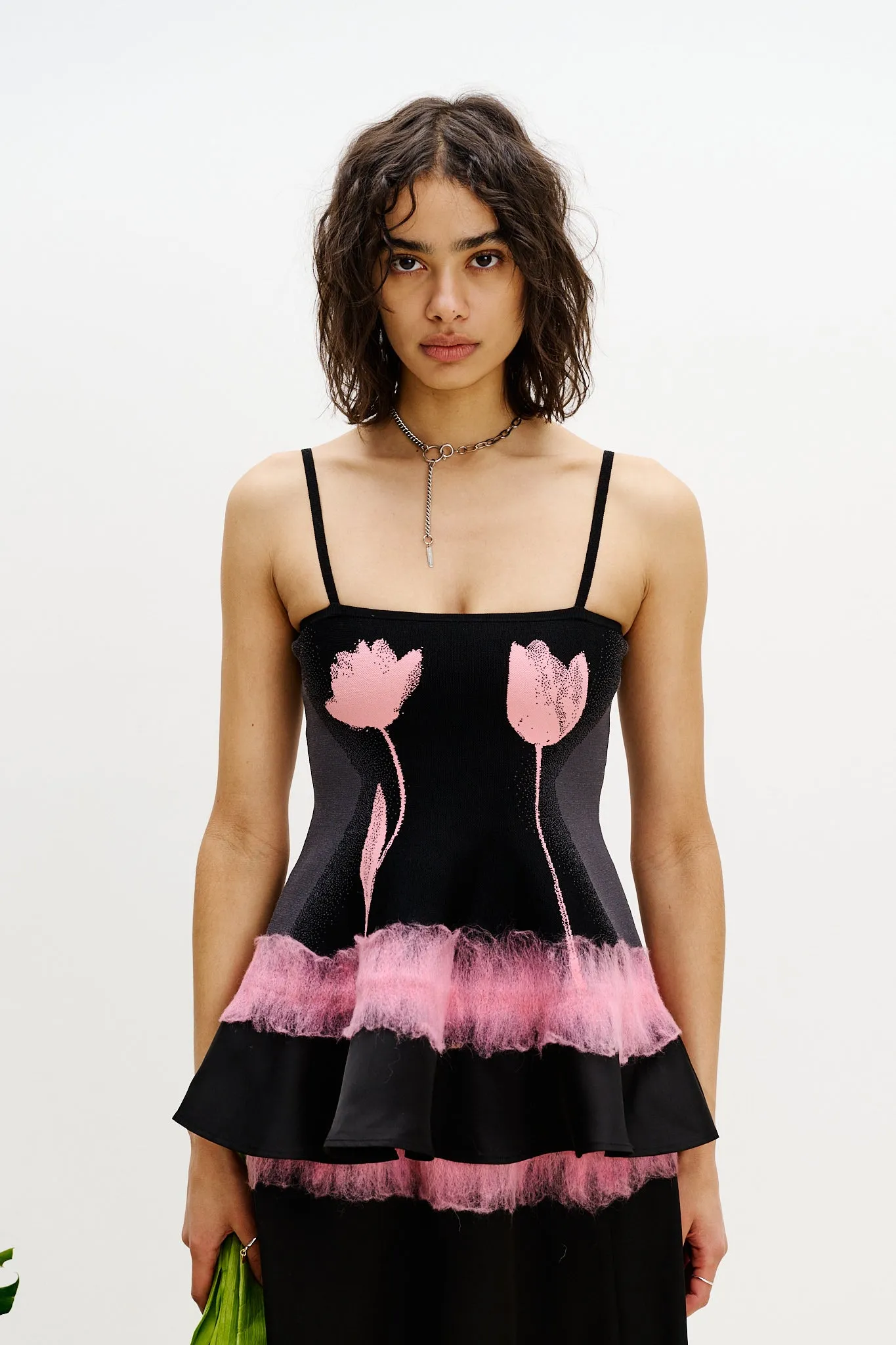 NonIrritatingStitching TULIP NEEDLE PUNCH TANK TOP