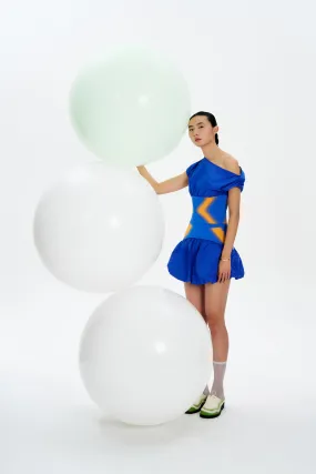 Fashionable Fit ConvertibleSleeves RUBY MIXED MEDIA TANK TOP