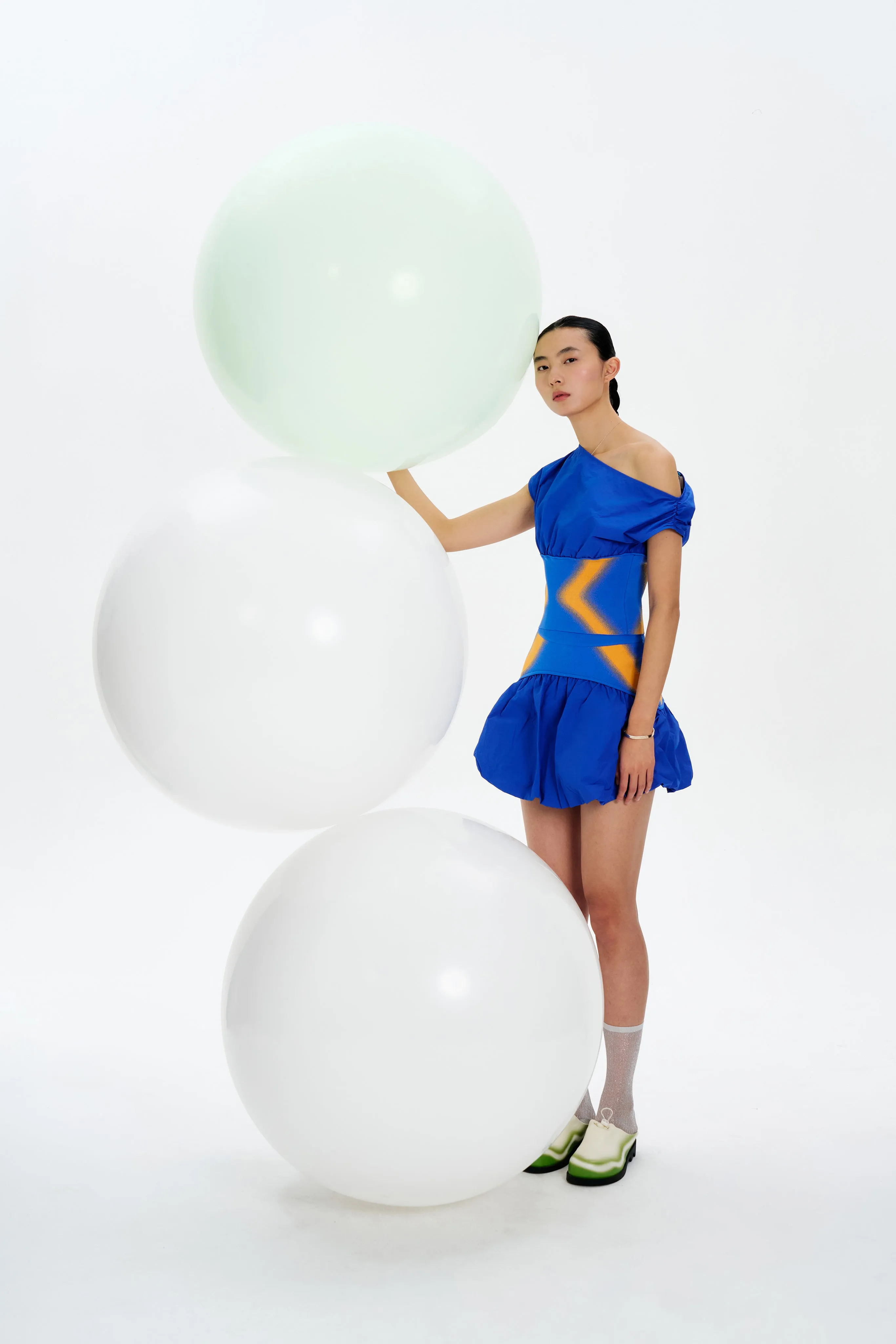 Fashionable Fit ConvertibleSleeves RUBY MIXED MEDIA TANK TOP