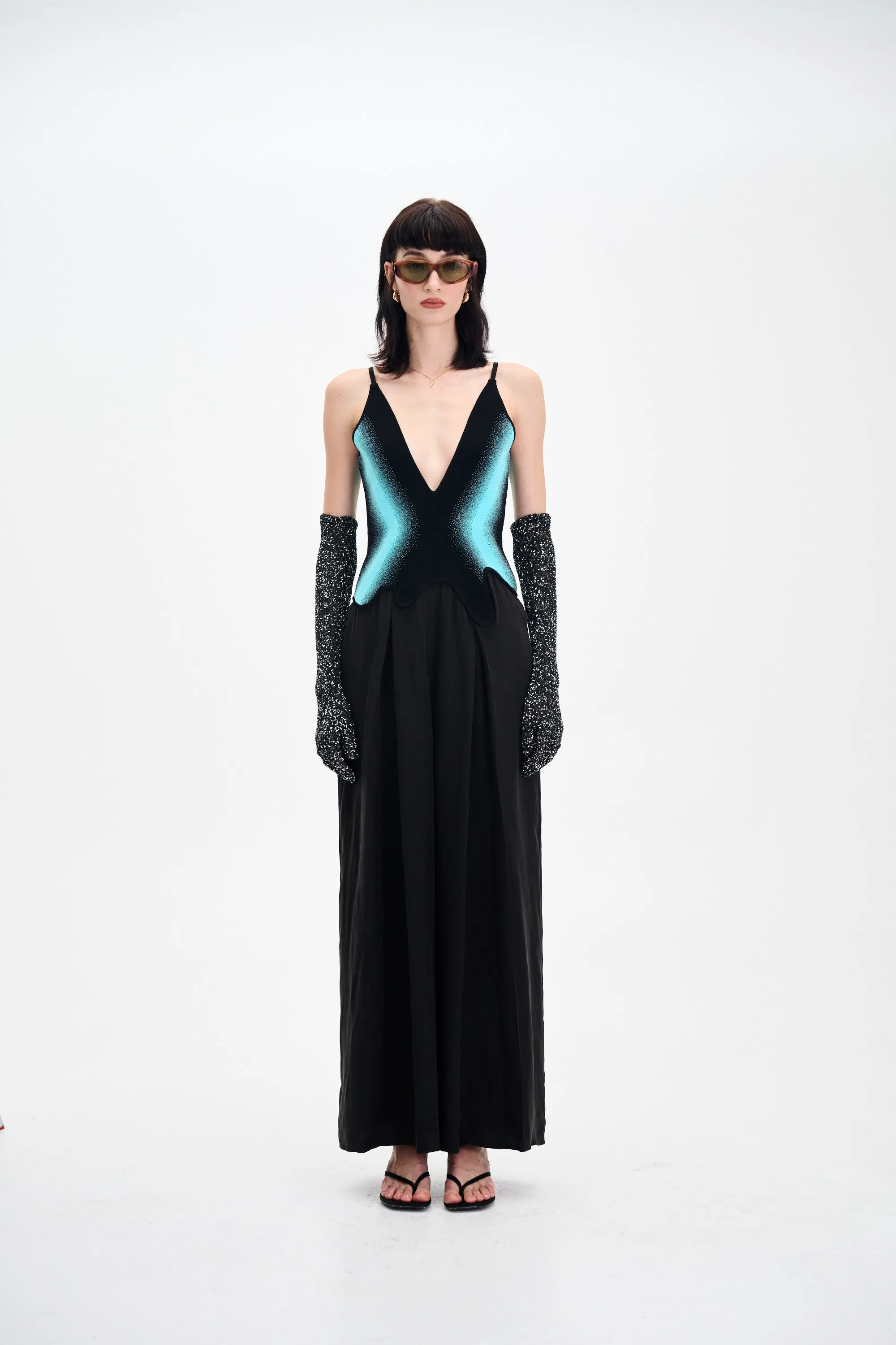 AURORA MIXED MEDIA JUMPSUIT Anti Pilling Finish