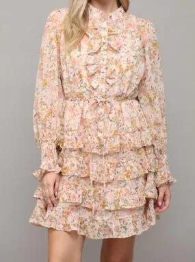 Celine Mini Dress Muted Tones Youthful Feel