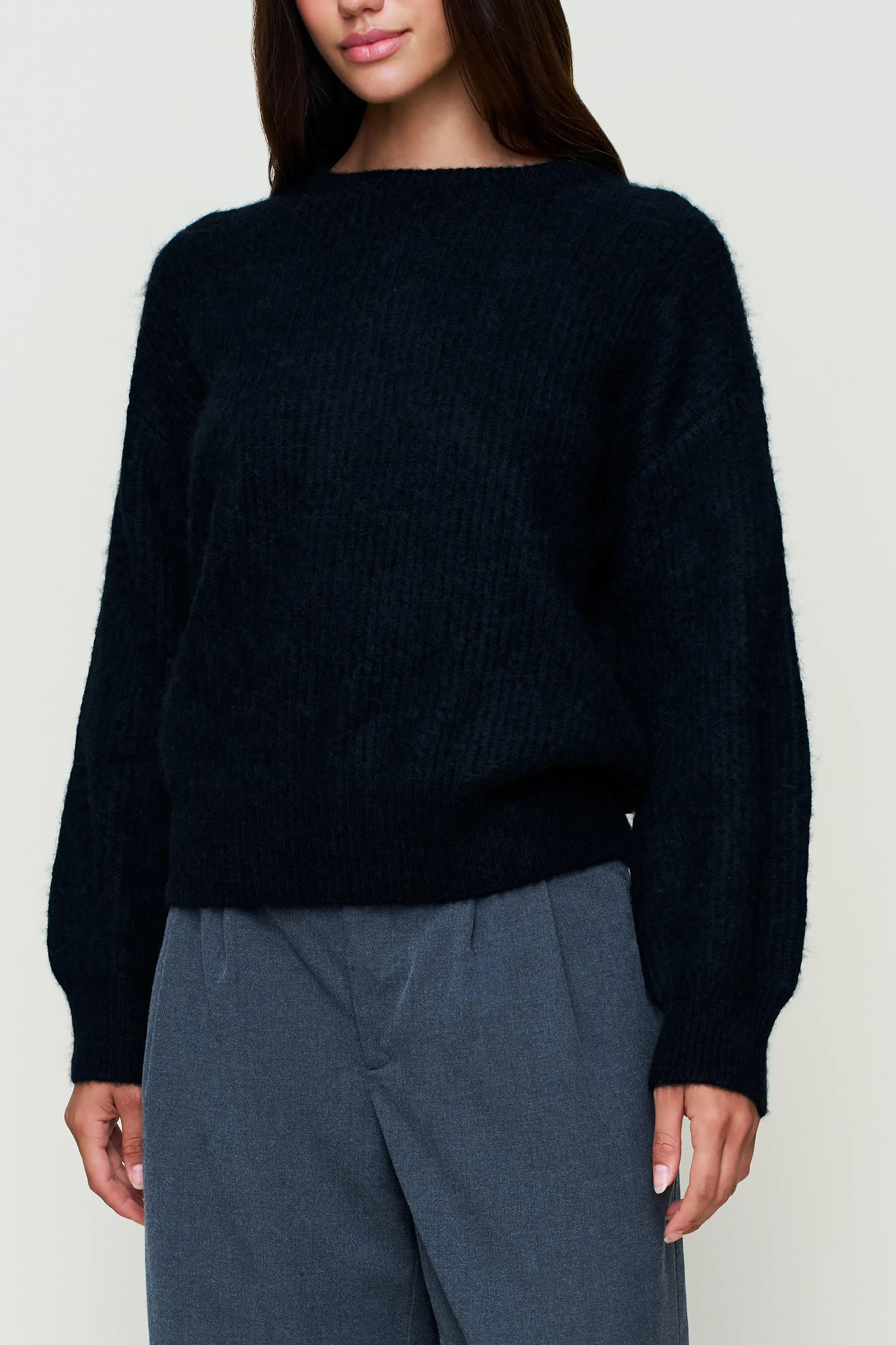 Wrinkle Resistant Textile Bobbie Oversized Wool Jumper