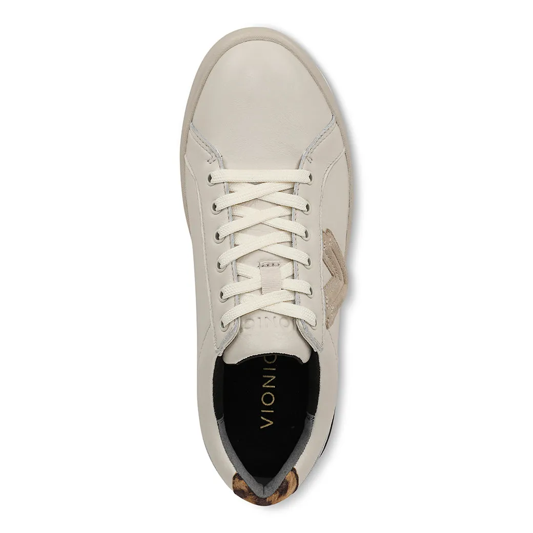 Womens Vionic Kearny Lace 2.0 in Cream Sustainable Choice