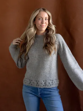 Crochet Hem Sweater Seasonal piece