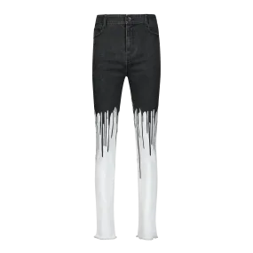 TouchscreenCompatiblePockets DRIPPING JEANS