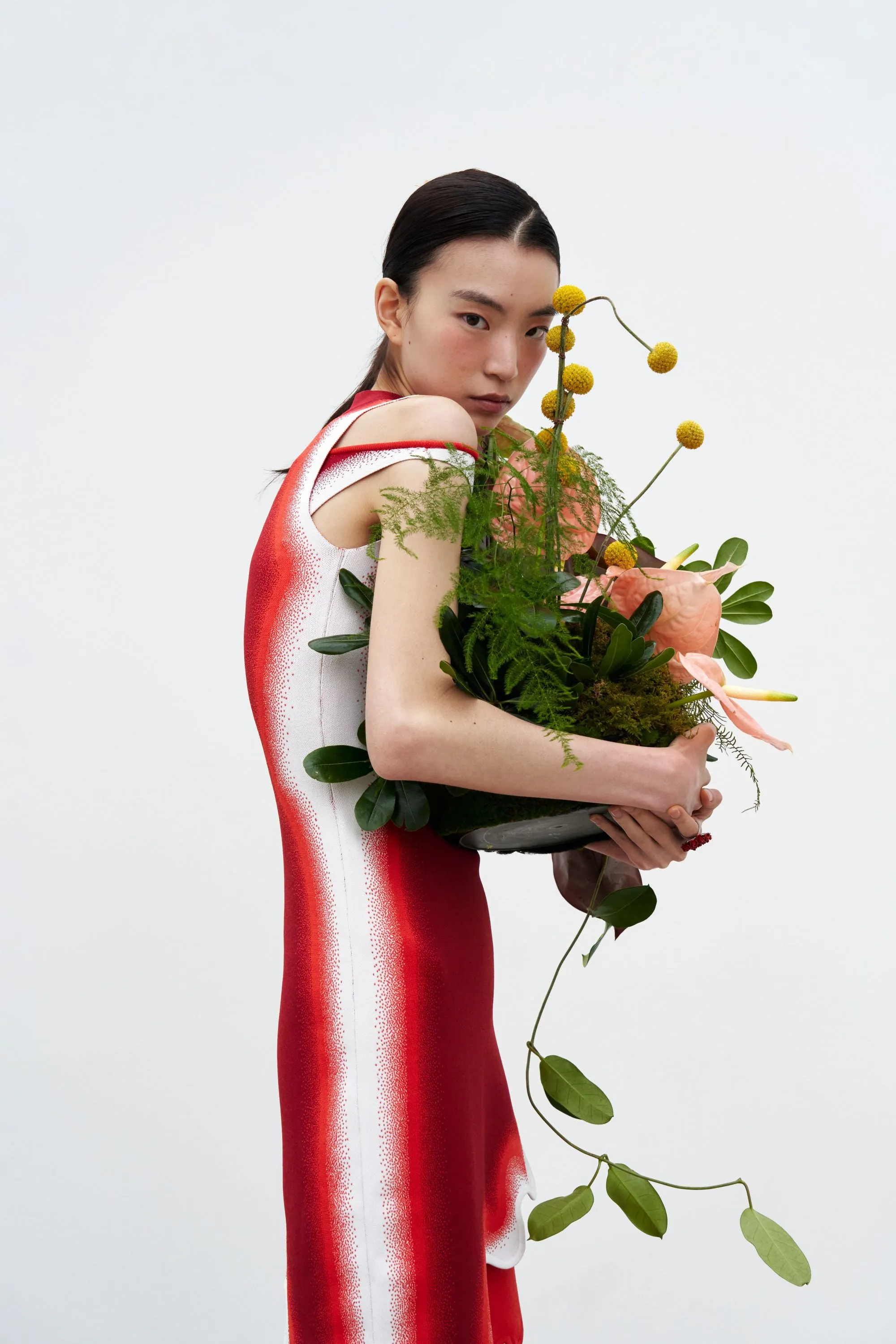 Cool Season Clean Touch BROOKLYN WAVY ASYMMETRIC DRESS