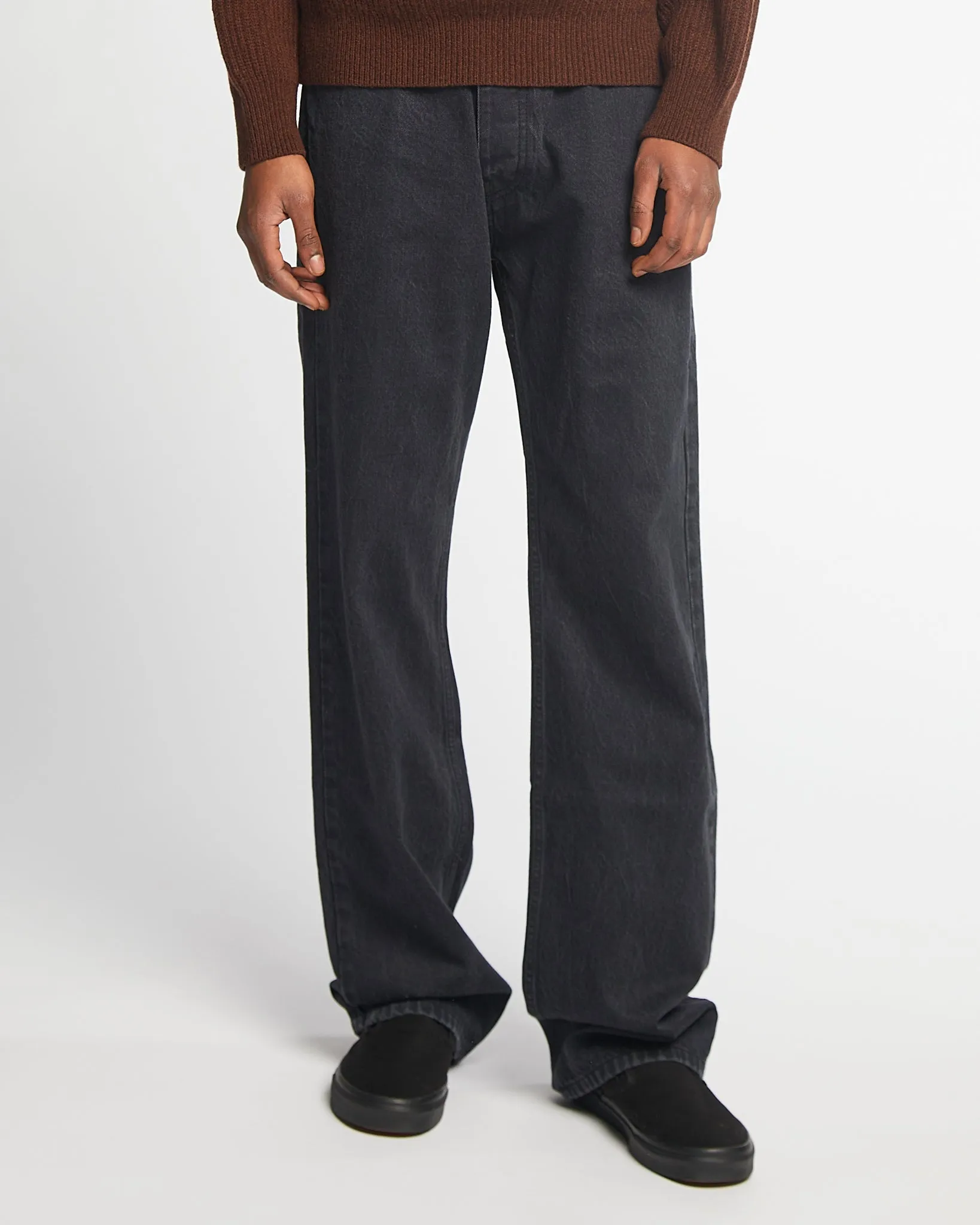 D66 Baggy Fit Catch Faded Black Low-rise style