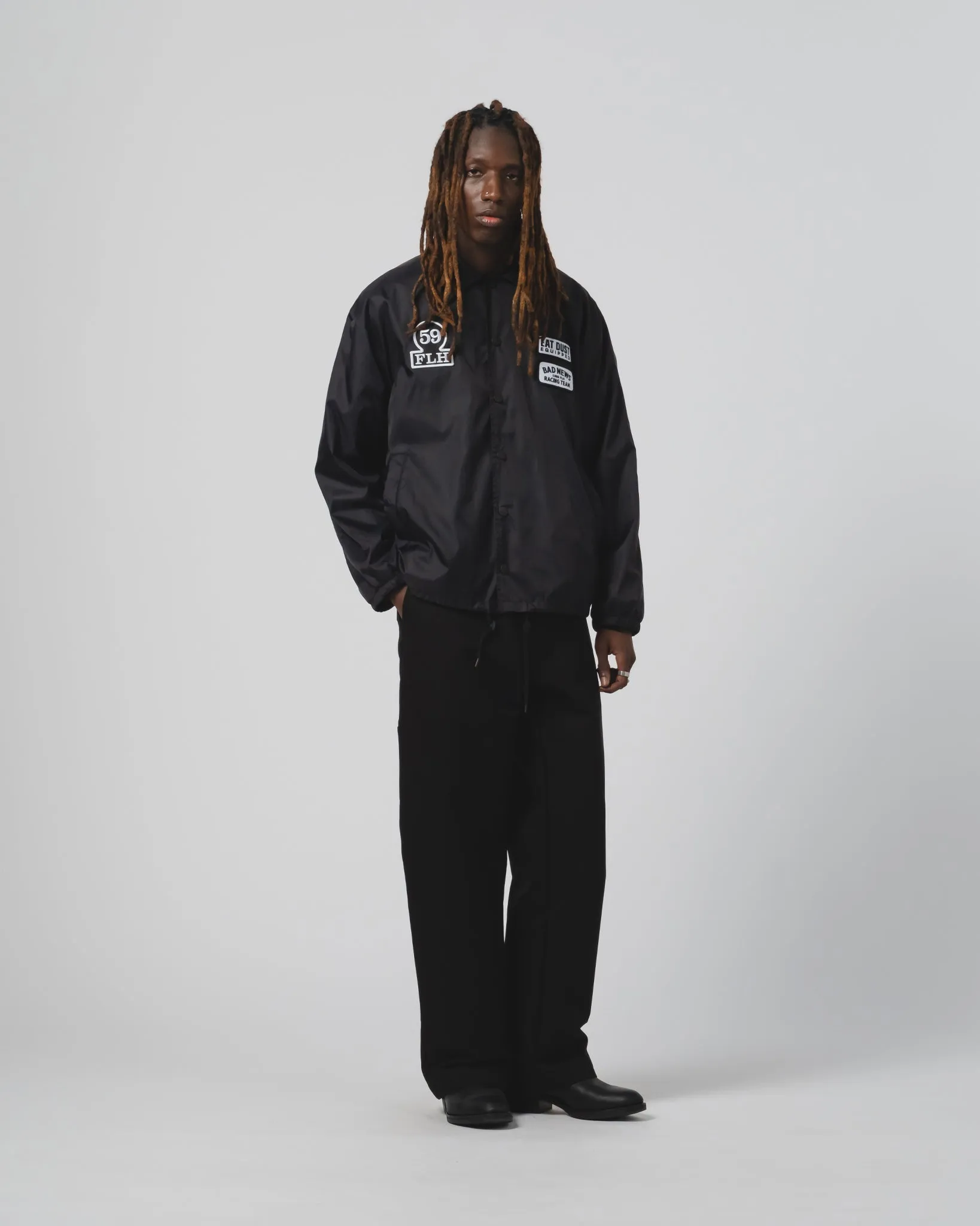 Cozy Comfort Dago Jacket Bad News Racing Team Black