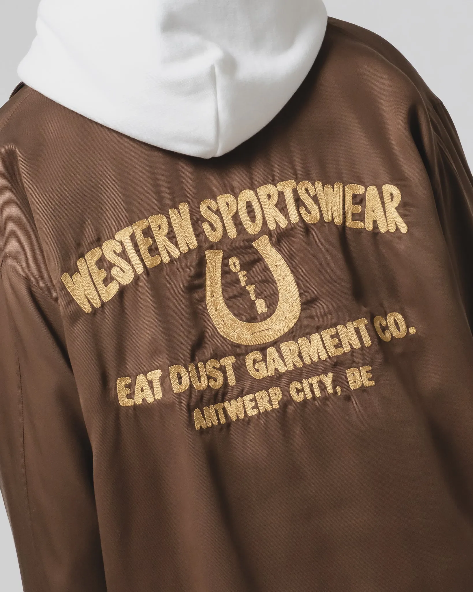 Dago Jacket V1 Tencel Lenzing Brown Simple Modern Piece