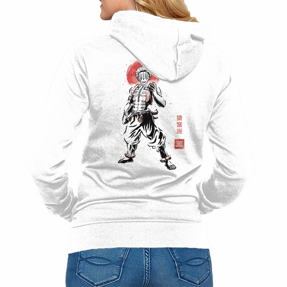 Akaza Sumi-e product team spirit Chic Hoodie