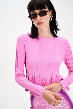 Multipanel Construction Eco friendly materials DAKOTA LONG SLEEVE PULLOVER