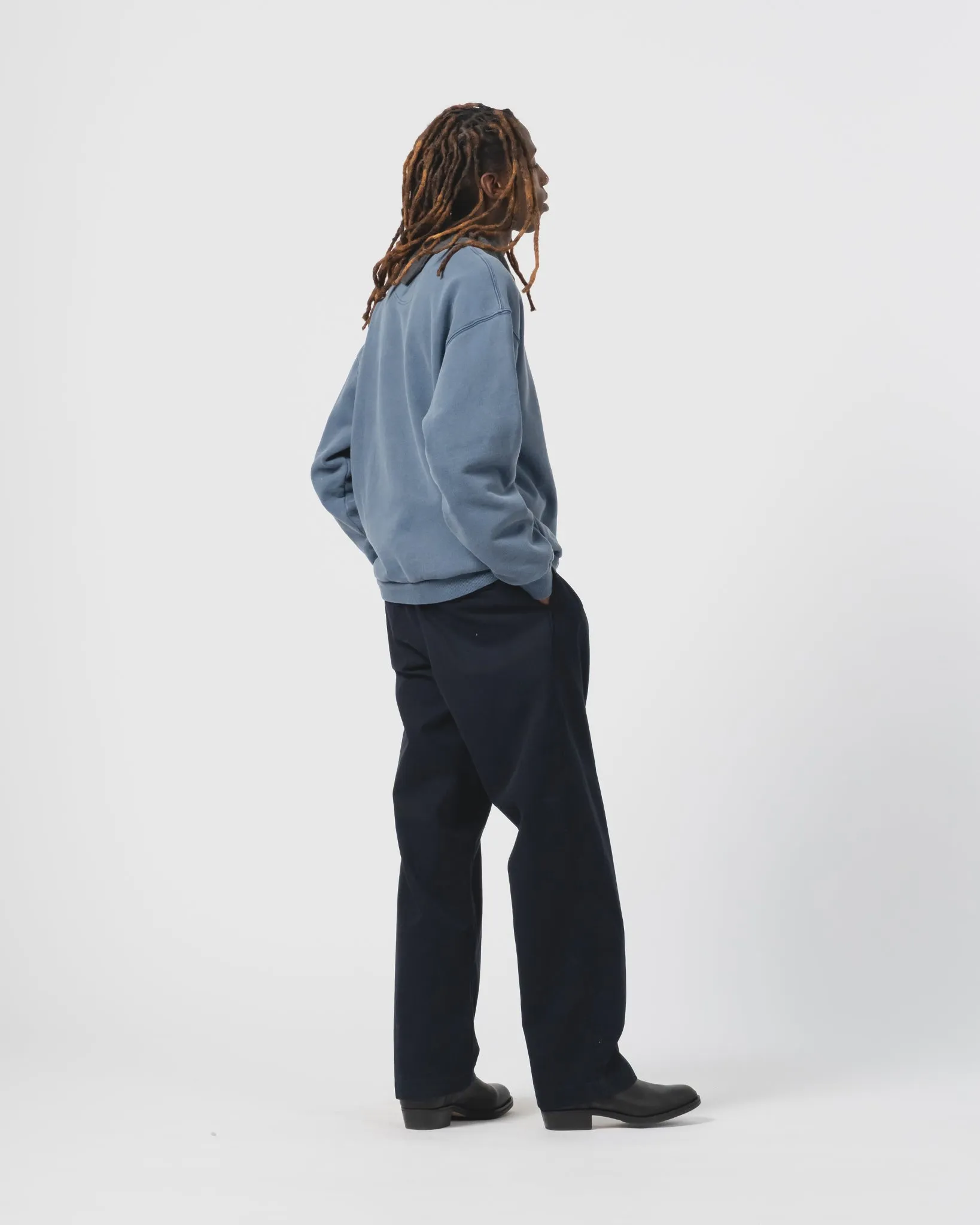 Knit Look Detroit Sweater Basic Fleece Mallard Blue