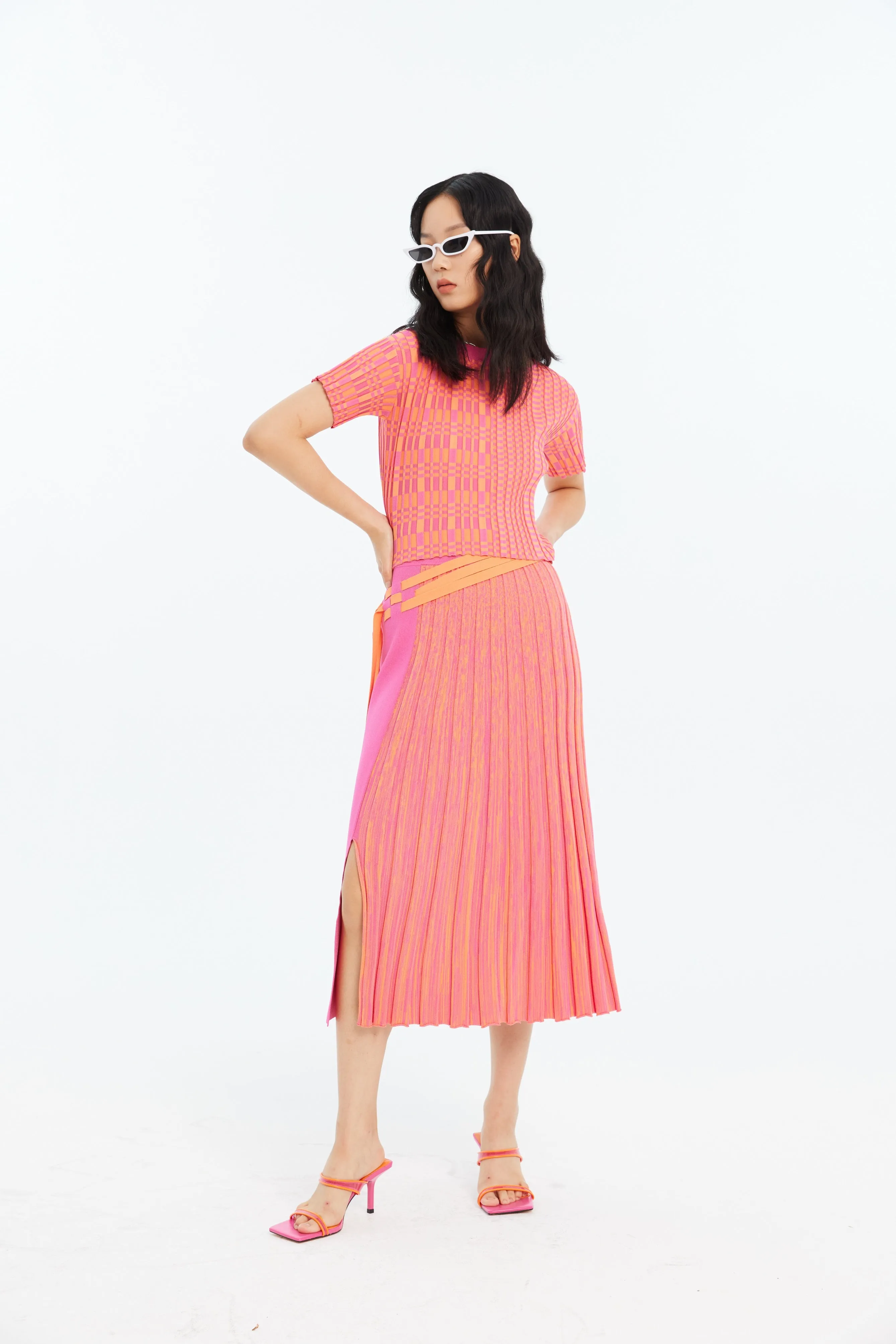 Comfortable Look Tear Resistant Reinforcement DEVAN ECO CROPPED SHORT SLEEVE TOP