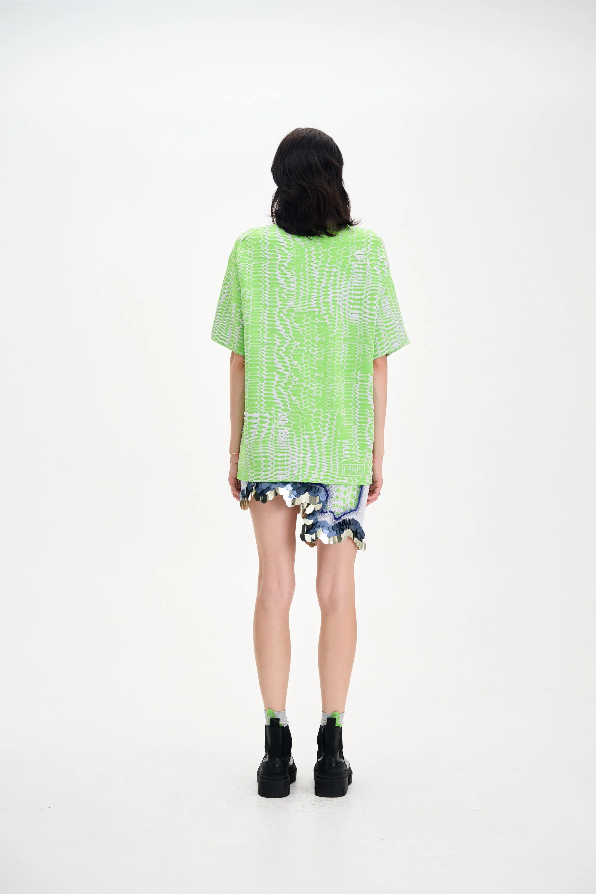 DIABLO OVERSIZED POLO SHIRT Tailored Placket