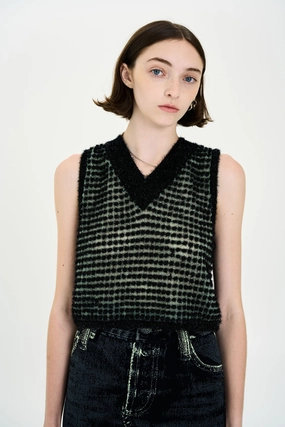 Reinforced Elbow Patches DIANELLA METALLIC TANK TOP