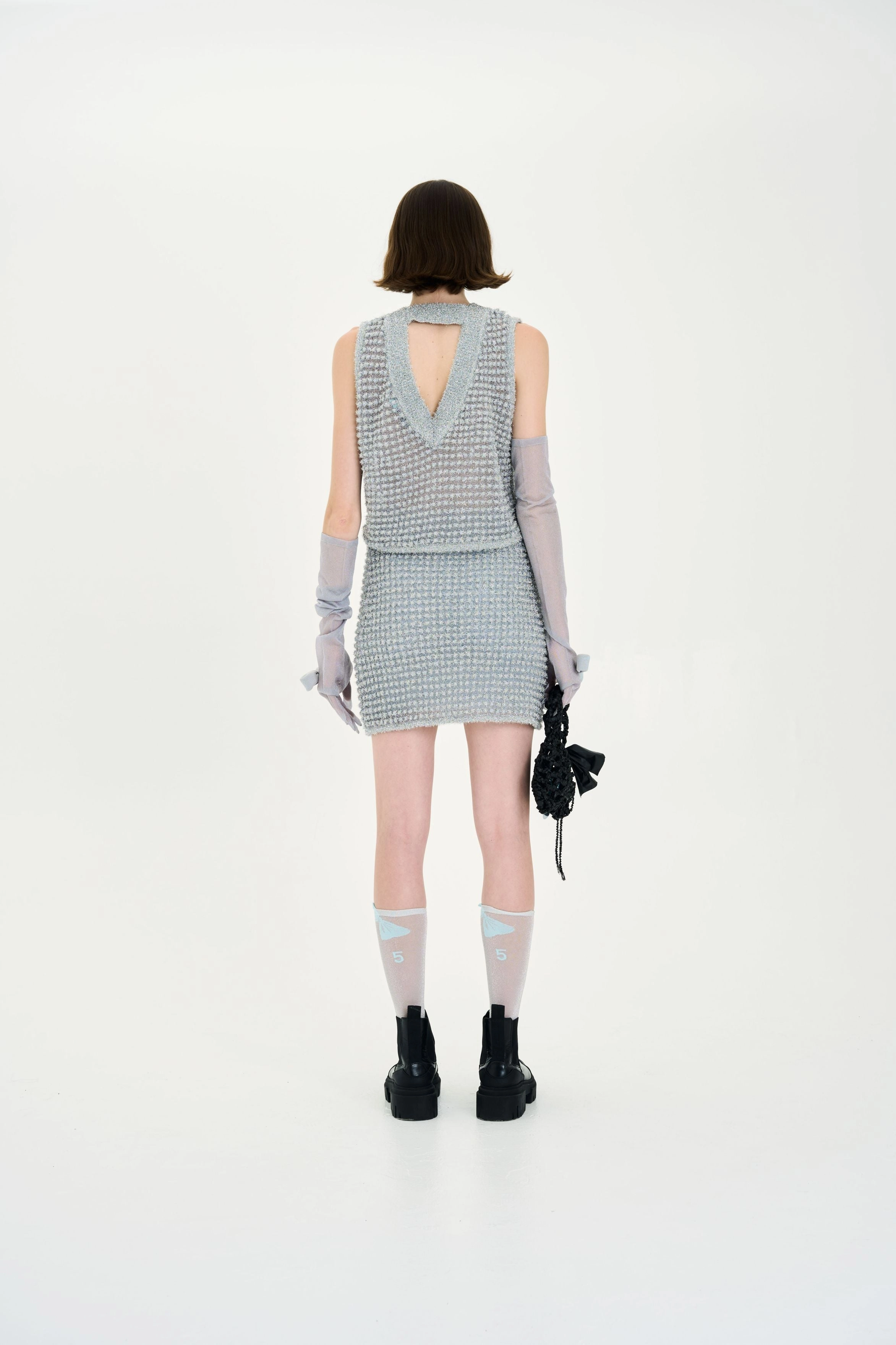 CrossBackDesign DIANELLA METALLIC TANK TOP