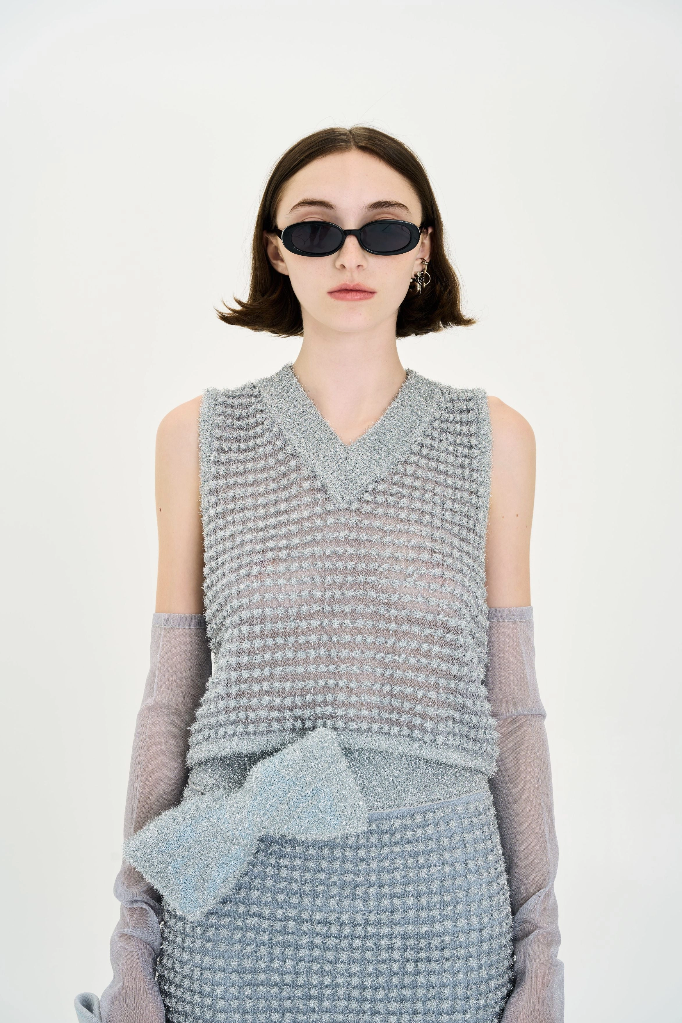 DIANELLA METALLIC TANK TOP Warm Fabric