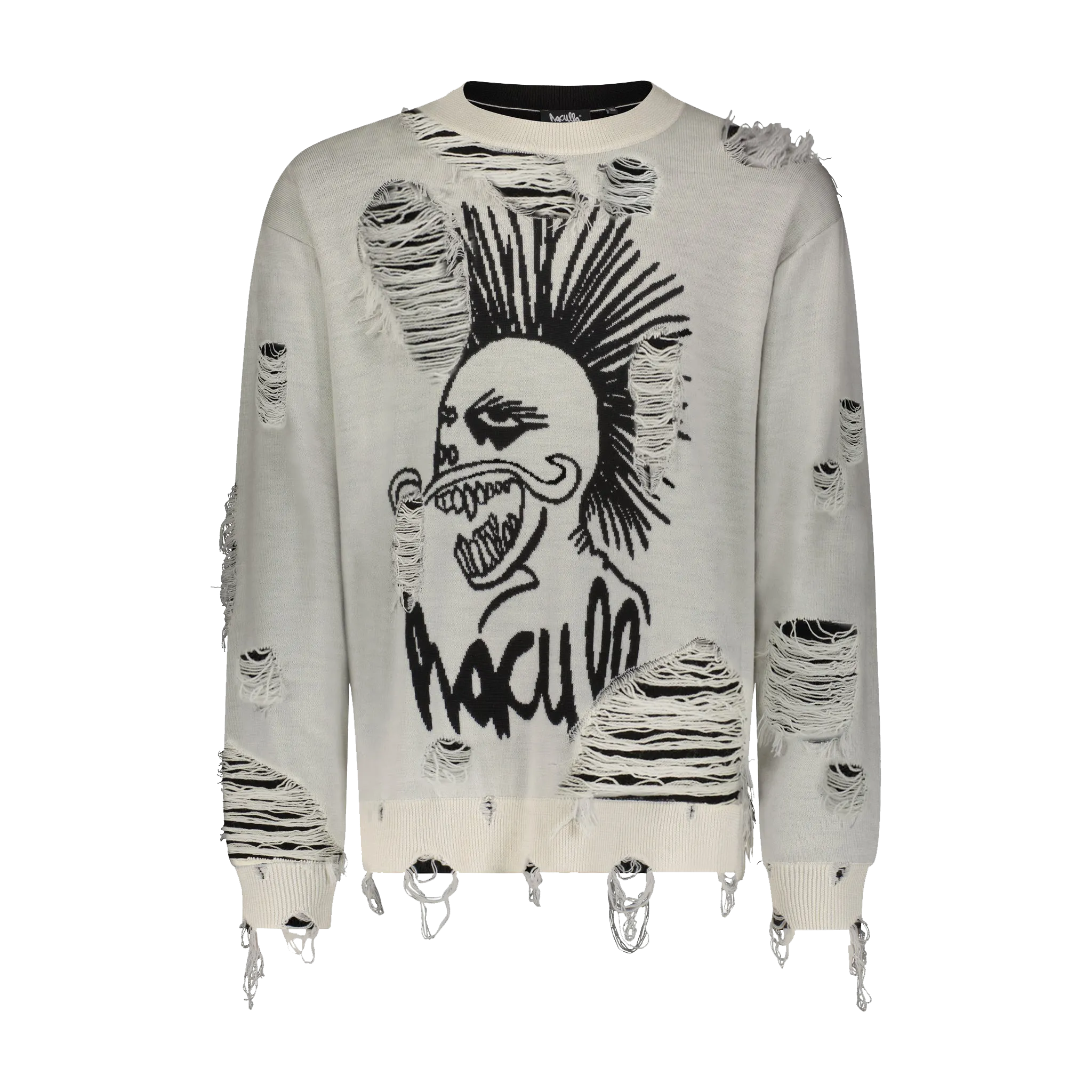 DISTRESSED HACULLA KNITTED SWEATER Timeless Layering Quick Change