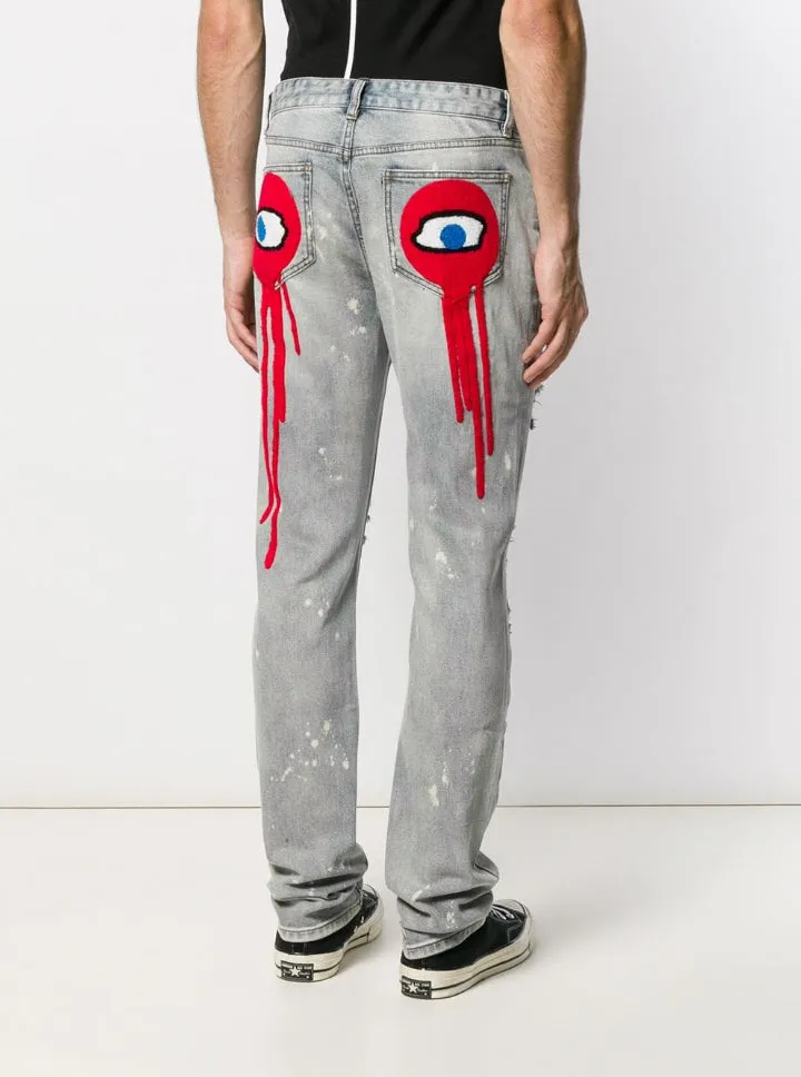 DO YOU C ME? JEAN BLUE Simple Utility Light Stretch