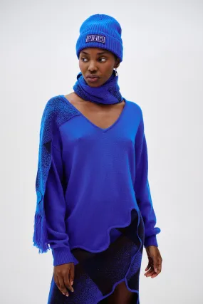 Printed Blouse DOLLY WAVY MERINO WOOL PULLOVER