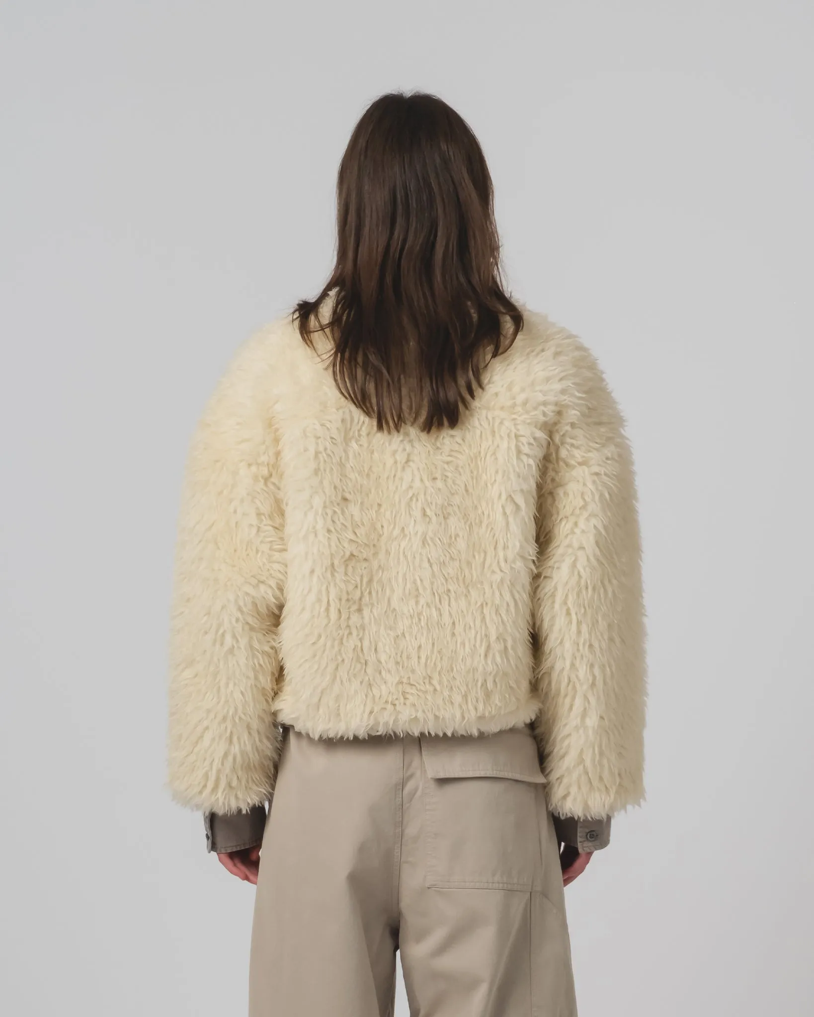 G.o.D Shetland Jacket Alaska Fluff Ecru Breathable Technology