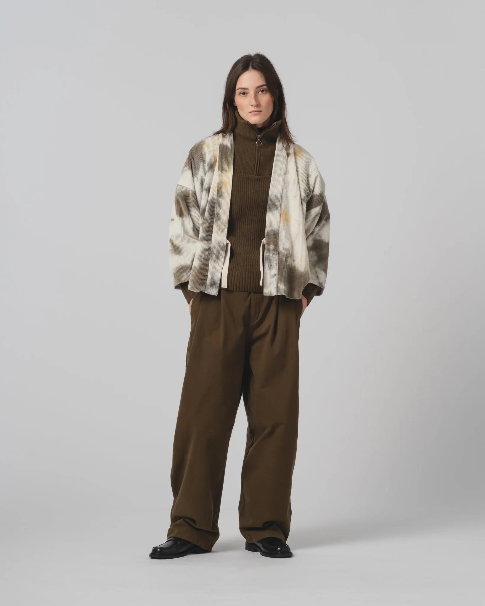 Down Filled waterproof construction G.o.D Kimono Marsian Cord Aluminium