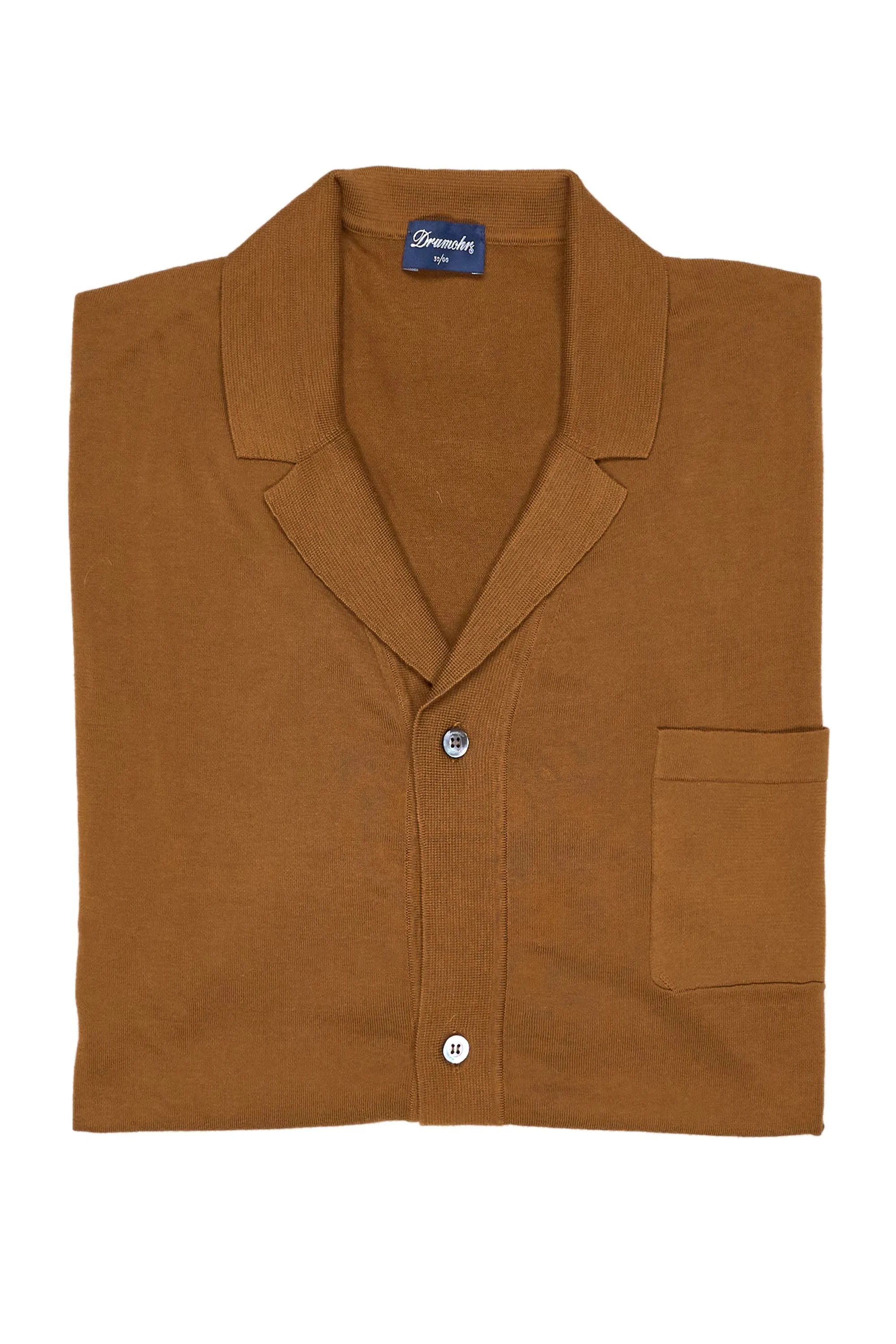 Drumohr Ramo Knitted Cotton Long Sleeve Shirt All-Purpose Wear