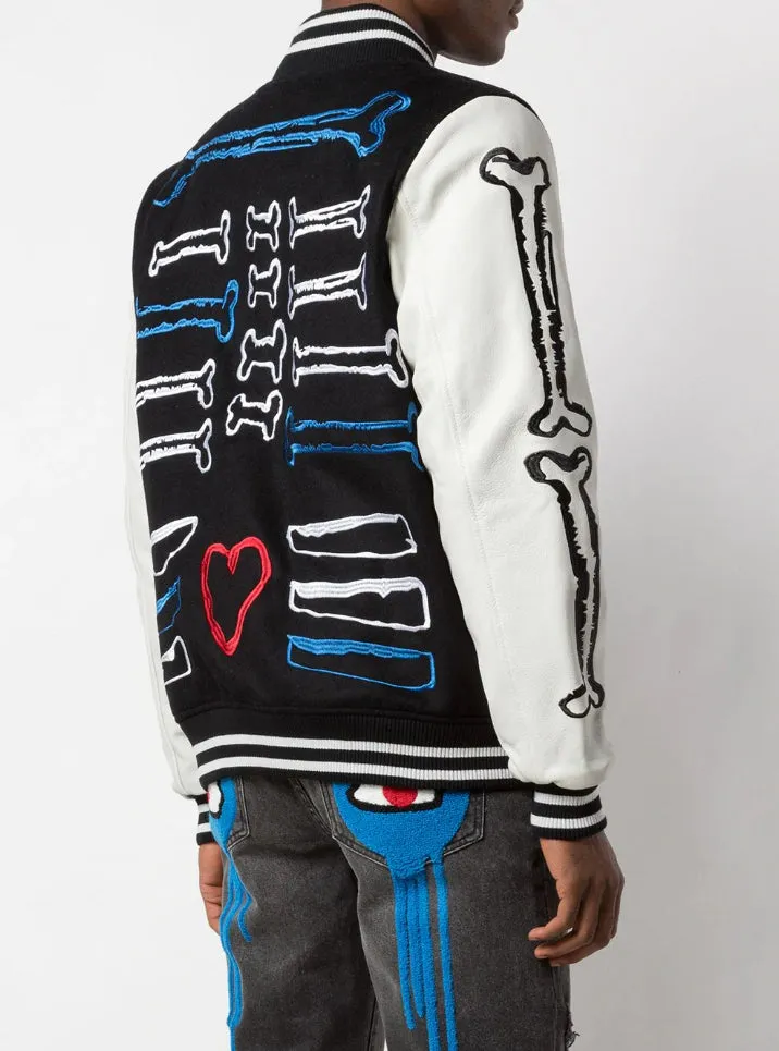 I HAVE NO LEGS VARSITY High Neck Leather Bits