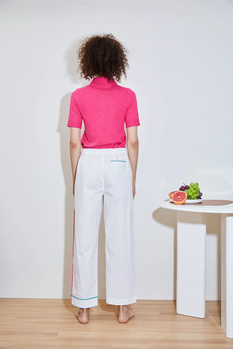 Abrasion Resistant Fabric BURNET hydraKNIT ECOVERO POLO rose