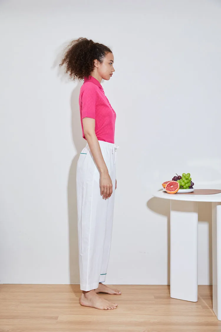 QuickRelease Closures BURNET hydraKNIT ECOVERO POLO rose