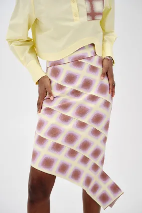 ELLIE MIDI PLAID SKIRT Body Movement Casual Chic