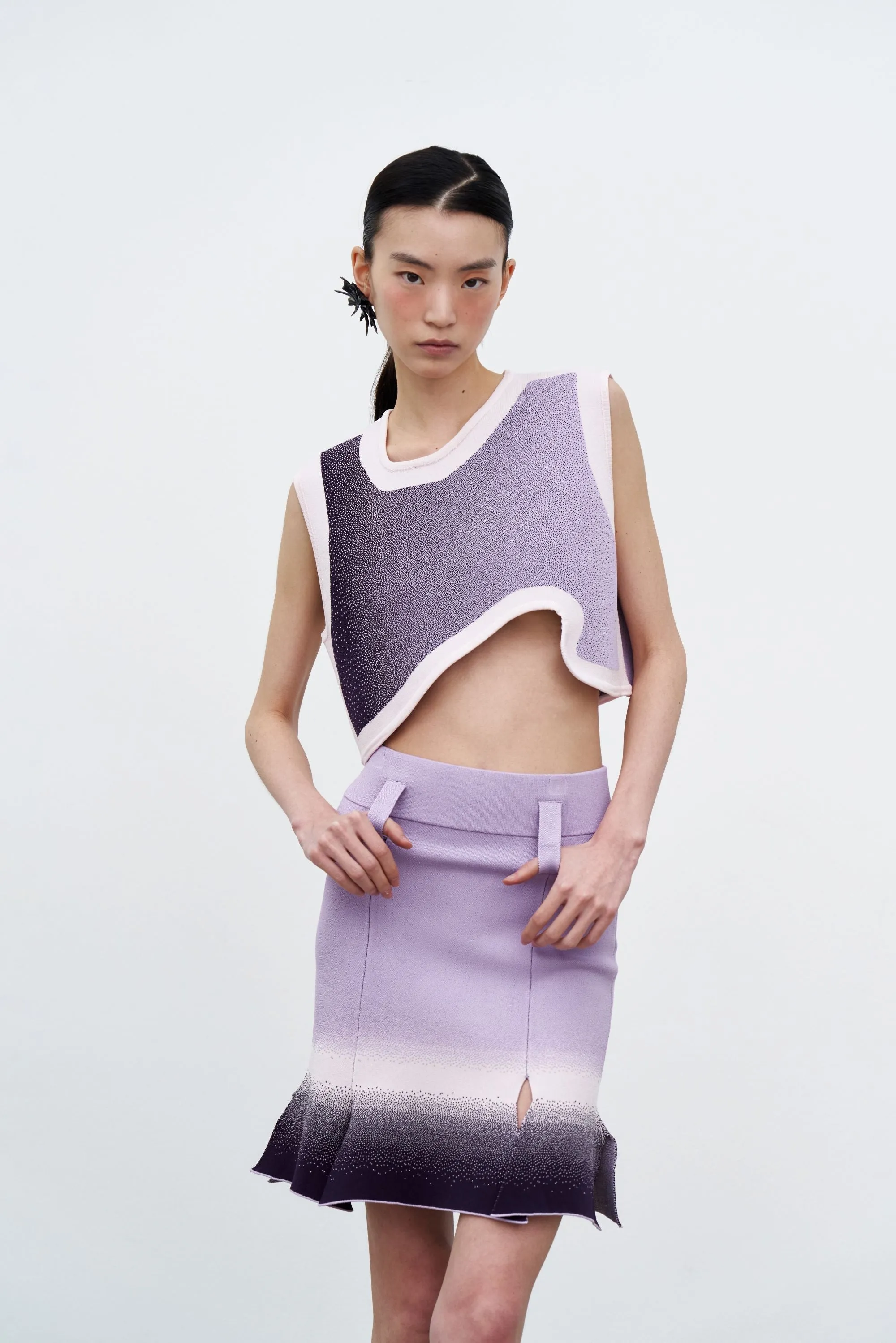 ASTER GRADIENT PRINT CARWASH SKIRT Core Fit Design Day Wear