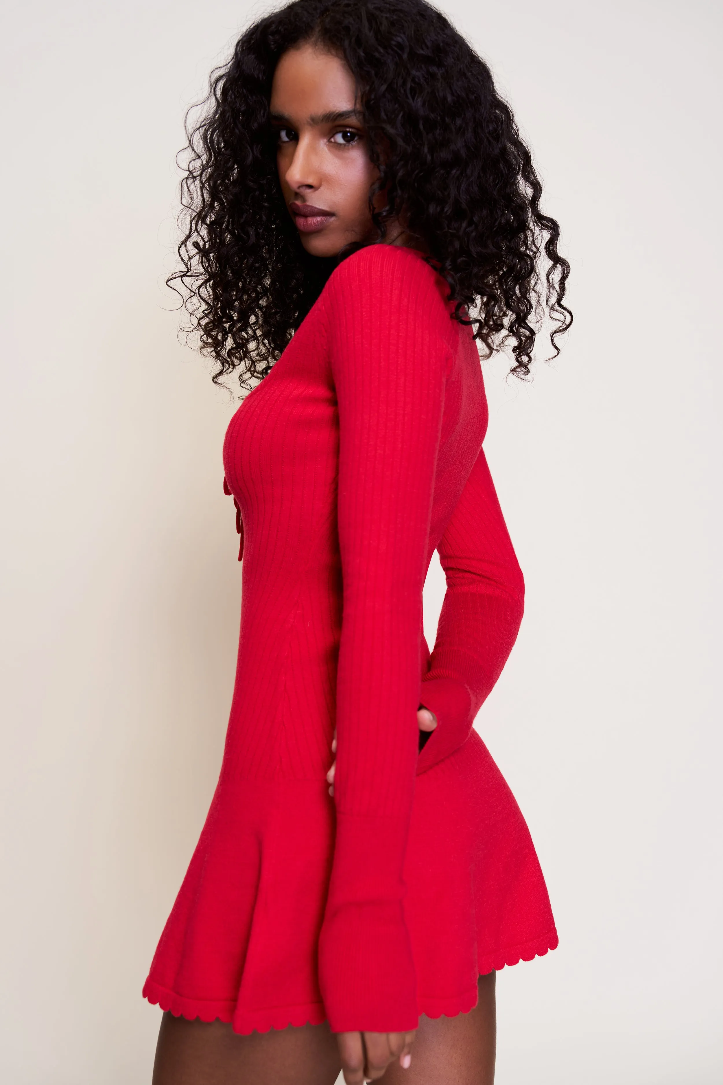 Evelyne Dress Cozy Knit Quick Fit Wear