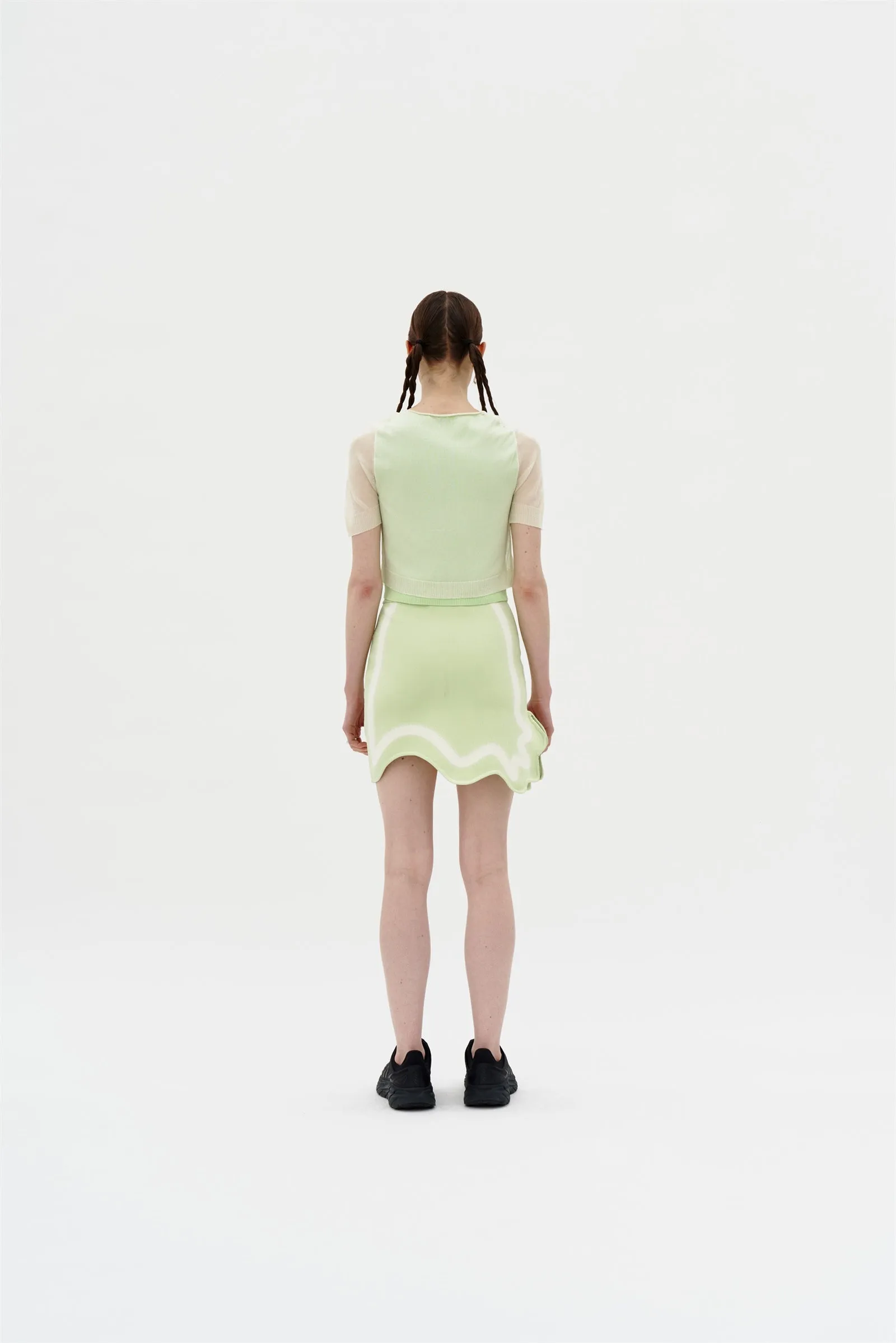 Body Fit Rugged Fit KATIE WAVY MINI SKIRT