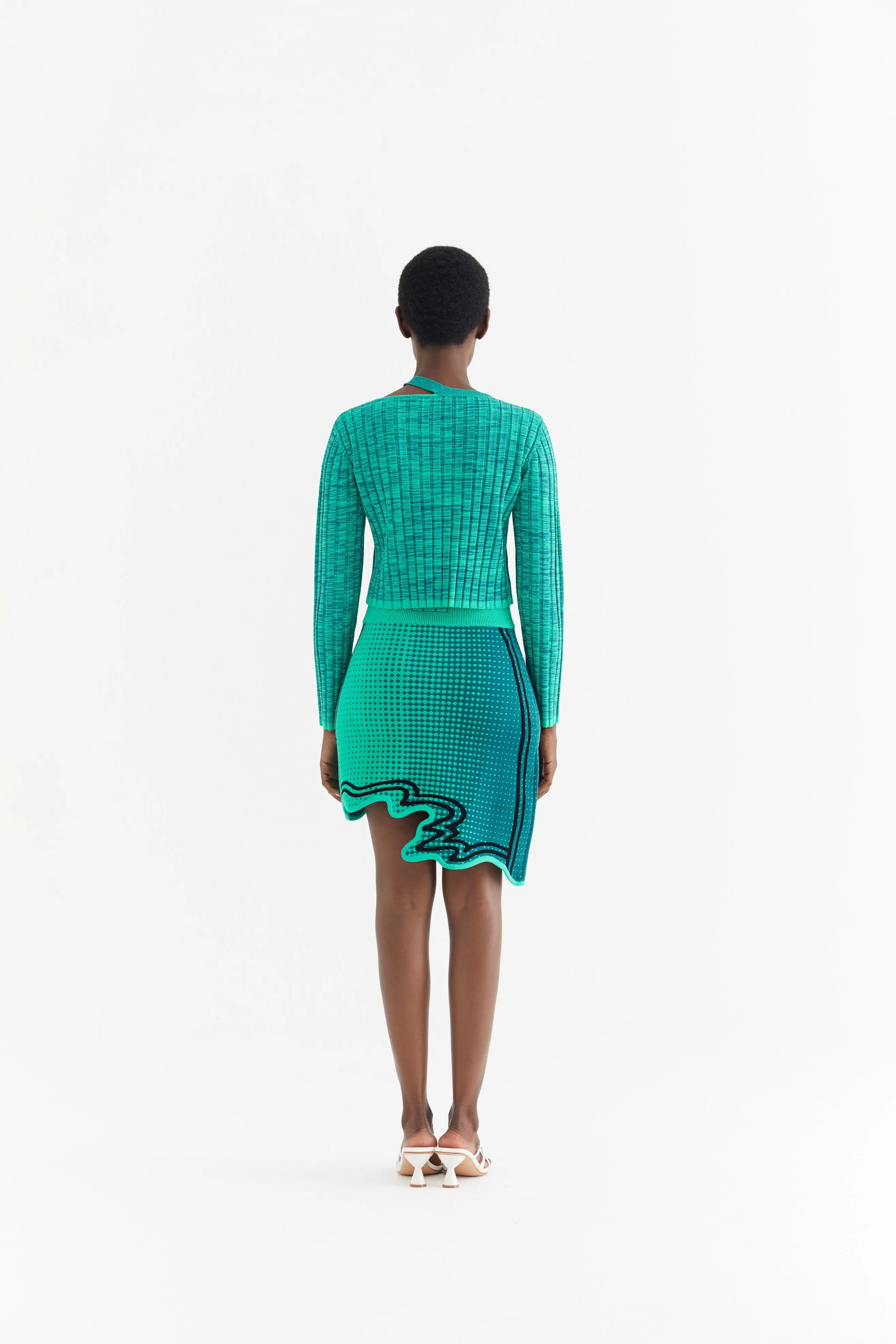 JAMES LONG SLEEVE CROPPED TOP DurableZipper