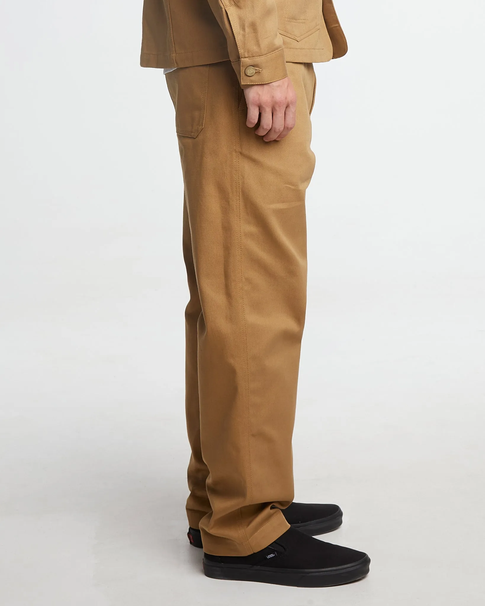 Service Chino Garage Cotton Sand All-Day Wear LowProfileWaistband