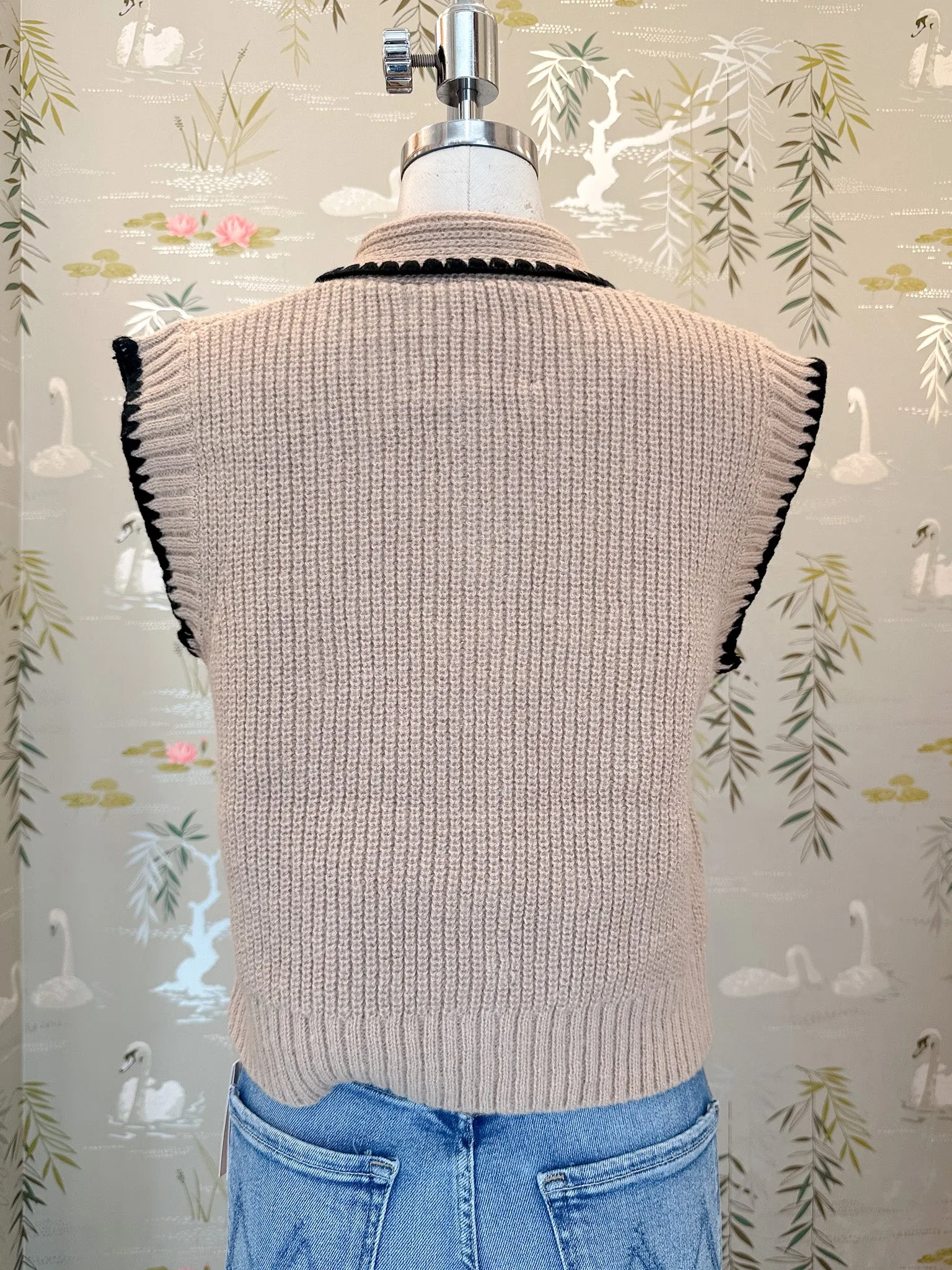 Sailor Sleeveless Knit - Taupe Soft Touch