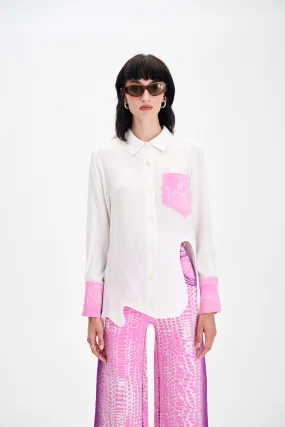 SEVERUS MIXED MEDIA OVERSIZED SHIRT Thermochromic Color Shift Tech