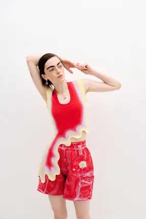 KERRY WAVY TANK TOP SelfFabric Binding StretchComfortDesign