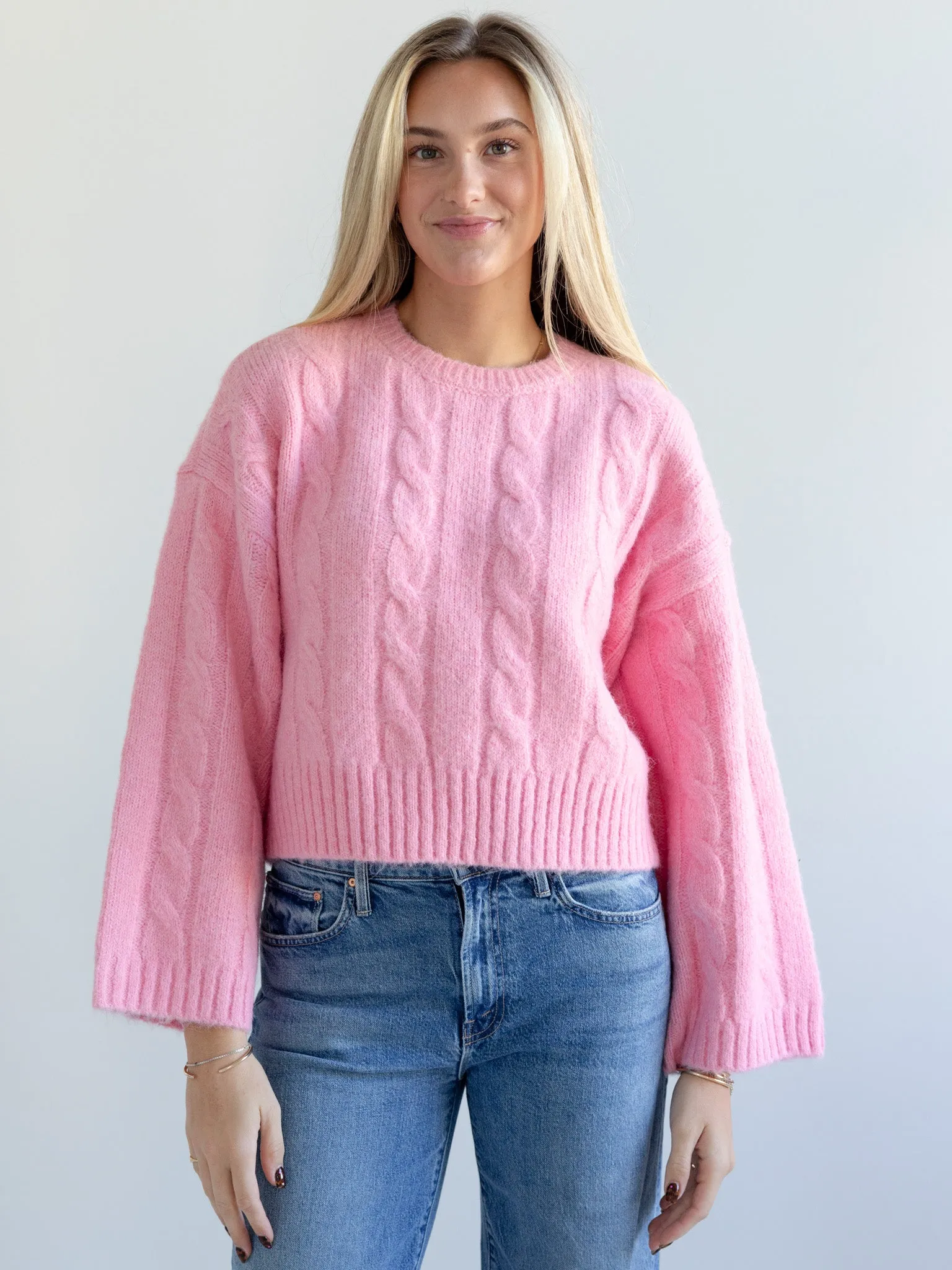 Millie Cable Knit Sweater Ultimate Comfort