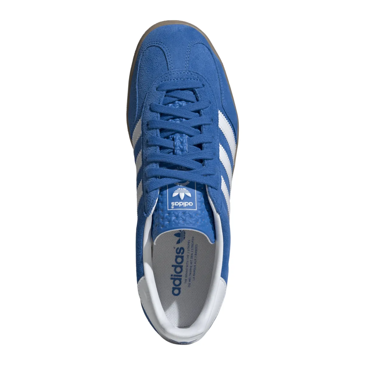 Adaptive Impact Zones Adidas Men's Gazelle Indoor Blue Bird/Cloud White/Gum