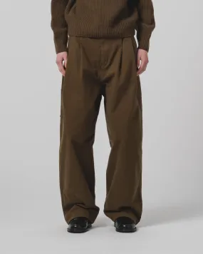 Anti Slip Waistband Fashion Fit G.o.D British Worker Canvas Fossil Green