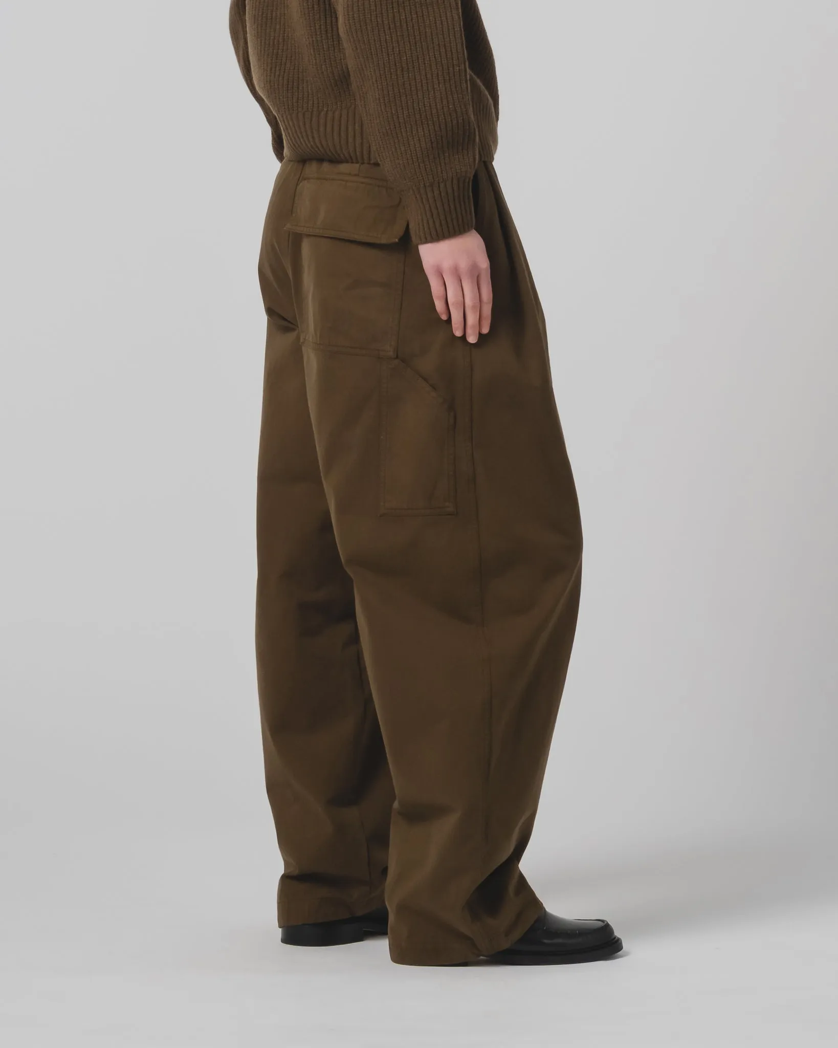 Multi-Purpose Wear Anti Snag Fabric G.o.D British Worker Canvas Fossil Green