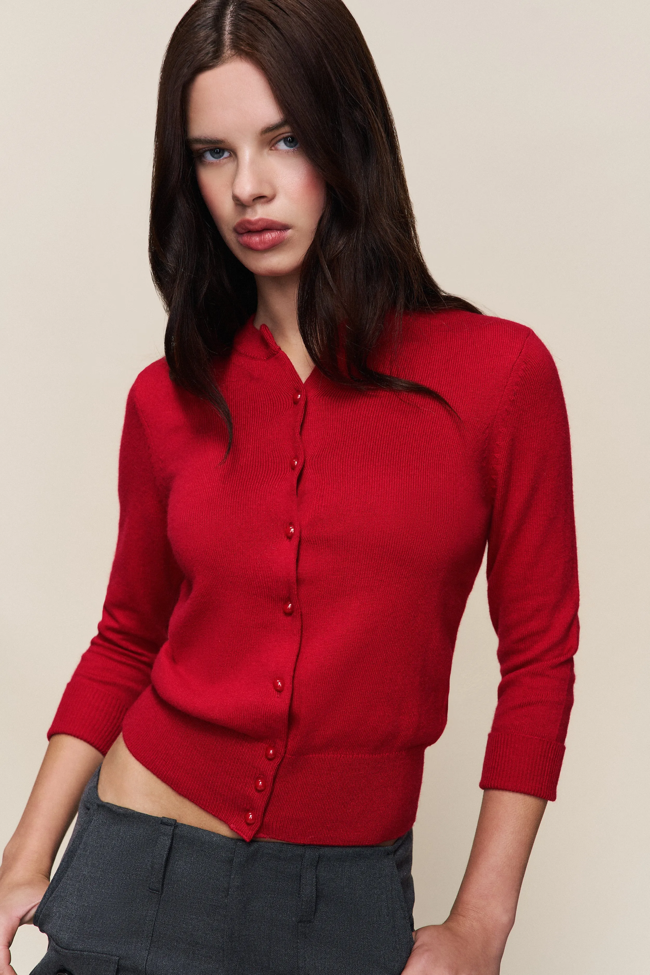 Cozy Knit Design Warm Knit Design Emelie Wool Cardigan