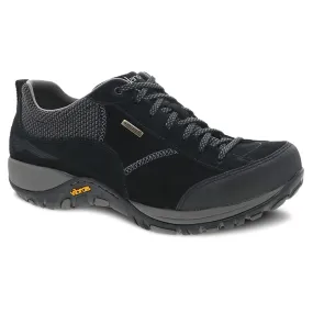 Womens Dansko Paisley II Wide Waterproof in Black/Black Weekend Trip Comfort Upper Material