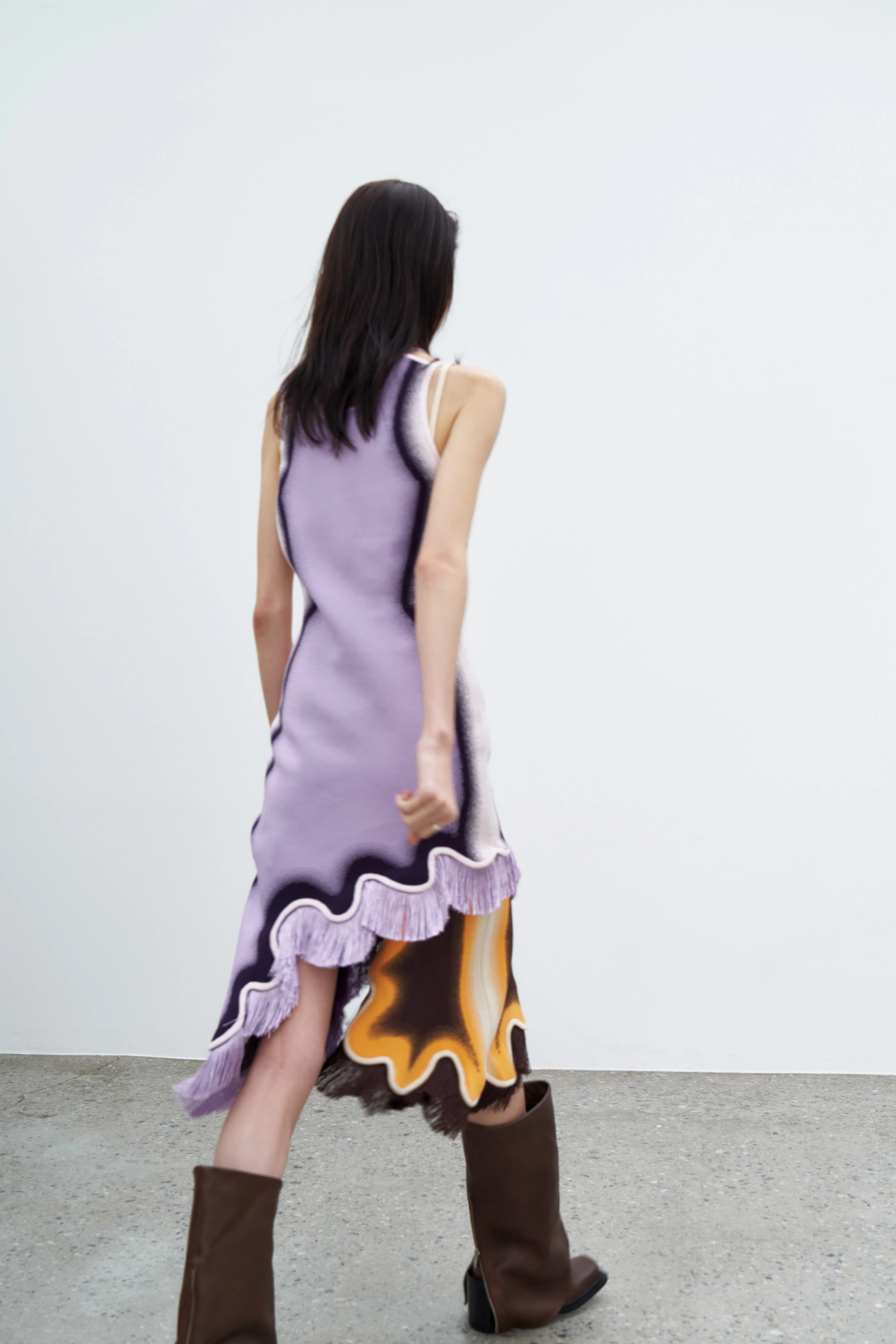 LOTUS SIGNATURE WAVY DRESS WITH OPEN BACK Poised Vibe