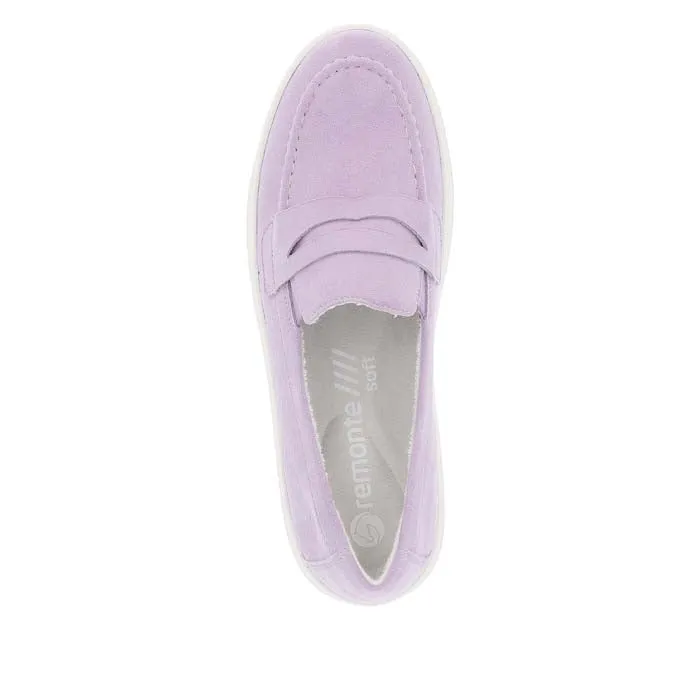 Easy To Slip On Motion Grip Womens Remonte Julika 05 in Mauve